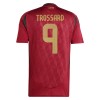 Camiseta de fútbol Bélgica Trossard 9 Primera Equipación Euro 2024 - Hombre